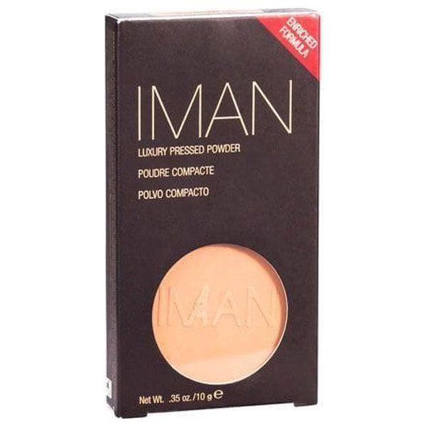 Iman Health & Beauty Clay Medium Dark Iman Luxury Pressed Powder 10g