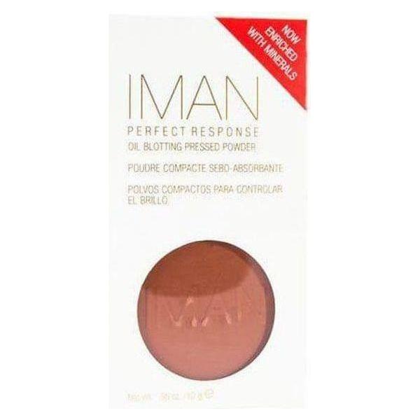 Iman Health & Beauty Deep Iman Perfect Response Oil-Blotting Pressed Powder 10g