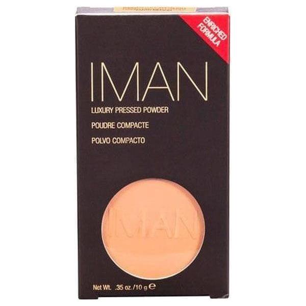 Iman Health & Beauty Earth Medium Iman Luxury Pressed Powder 10g