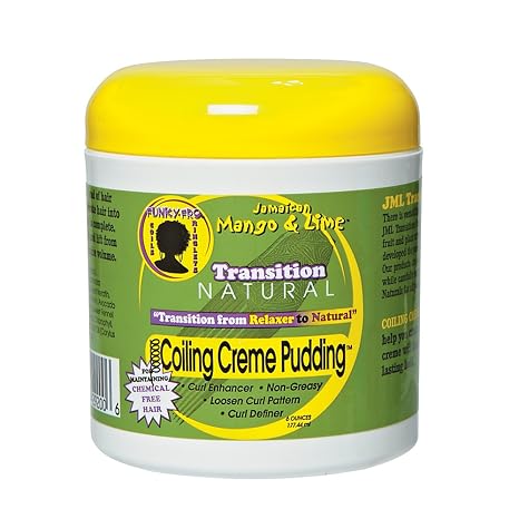 Jamaican Mango & Lime Health & Beauty Jamaican Mango & Lime Transition Natural Coiling Creme Pudding 6oz