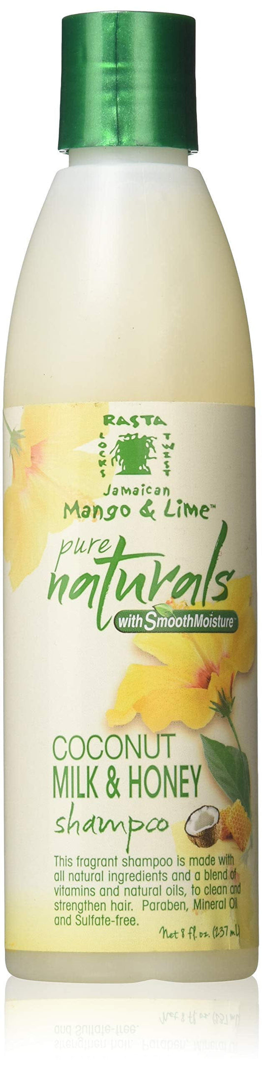 Jamaican Mango & Lime Jamaican Mango & Lime Pure Naturals Coconut Milk & Honey Shampoo 8oz