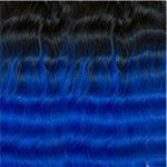 Janet Collection Health & Beauty Schwarz-Dunkelblau Mix Ombre #TT1B/DBlue Janet Collection Jumbo Braid (KN) Pre-Dyed Pastel Color Synthetic Hair