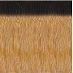 Janet Collection Health & Beauty Schwarz-Gold Hellbraun Mix Ombre #OELT1B/27 Janet Collection 4B Crimpy Kinky Wvg. 10" Natural 100% Virgin Human Hair