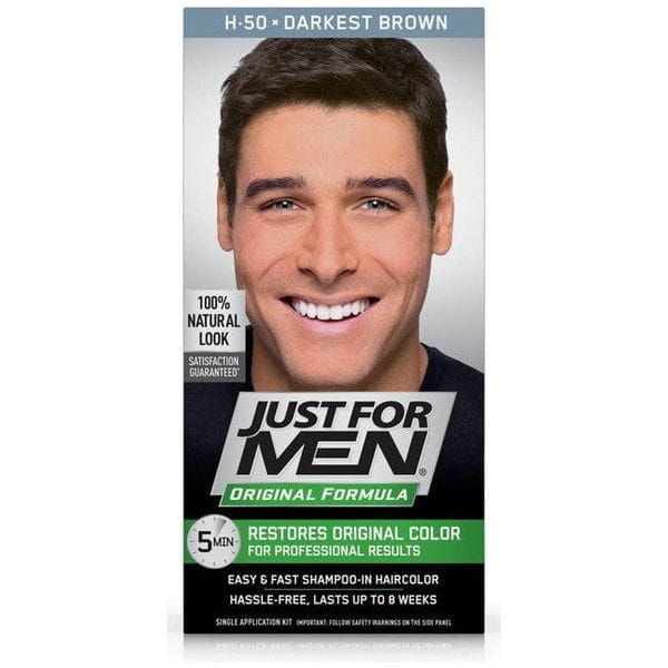 Just For Men Health & Beauty Darkest Brown Just For Men Easy & Fast Shampoo-In Haircolor