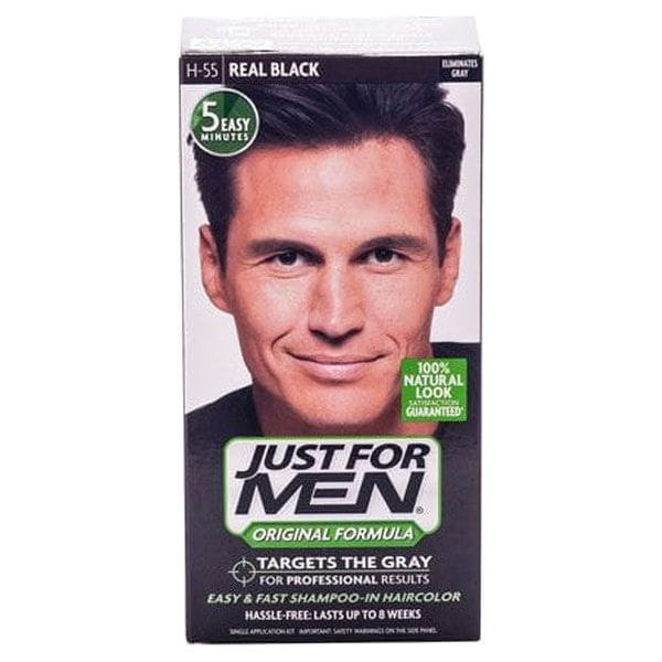 Just For Men Health & Beauty Just For Men Easy & Fast Shampoo-In Haircolor Real Black