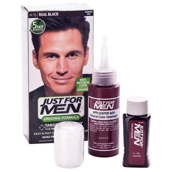 Just For Men Health & Beauty Just For Men Easy & Fast Shampoo-In Haircolor Real Black