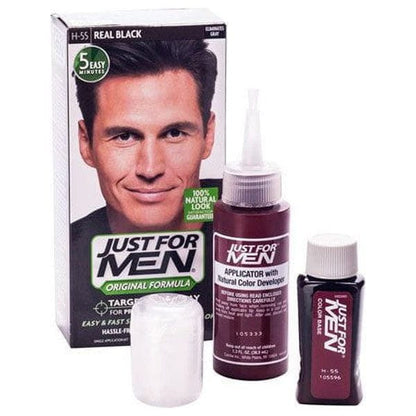 Just For Men Health & Beauty Just For Men Easy & Fast Shampoo-In Haircolor Real Black