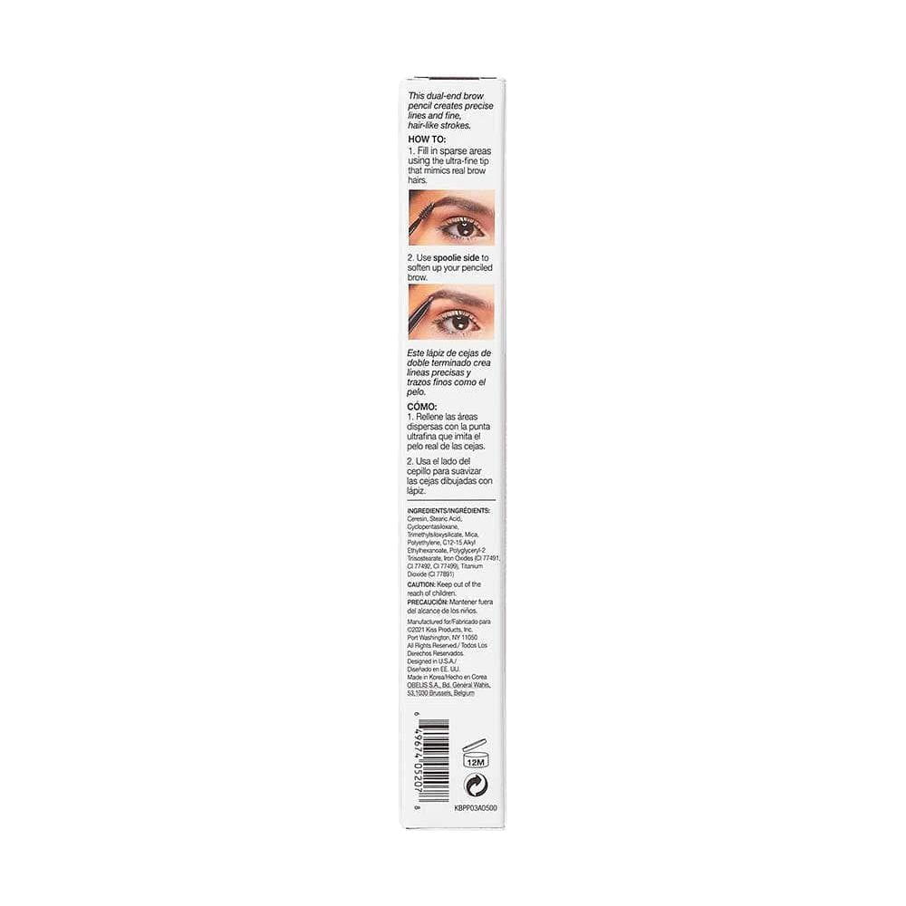 Kiss New York Health & Beauty Kiss New York Top Brow Fine Precision Pencil