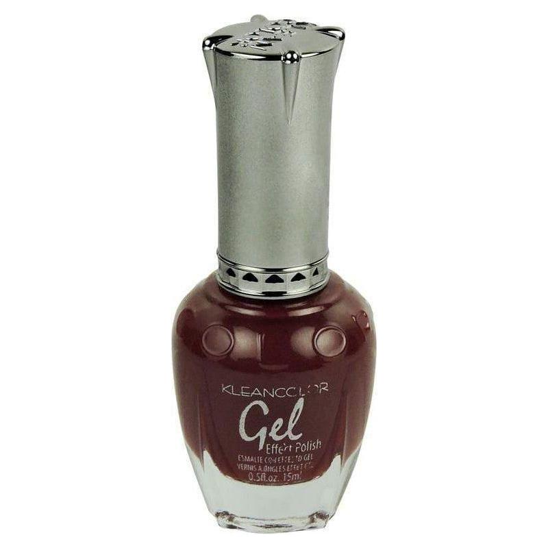 Kleancolor Health & Beauty Dark Red Kleancolor Gel Effect Nail Polish 15ml