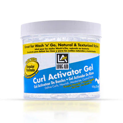Long Aid Health & Beauty 32oz Long Aid - Gel activateur de boucles Formule régulière 10oz /32oz
