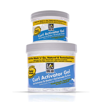 Long Aid Health & Beauty Long Aid - Gel activateur de boucles Formule régulière 10oz /32oz