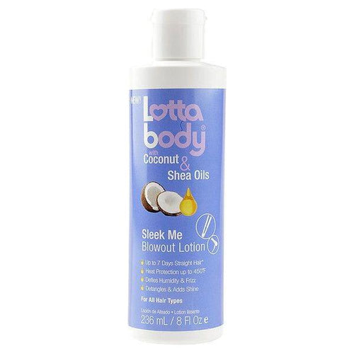 Lotta body Health & Beauty Lottabody Coconut & Shea Oils Sleek Me Blowout Lotion 236ml