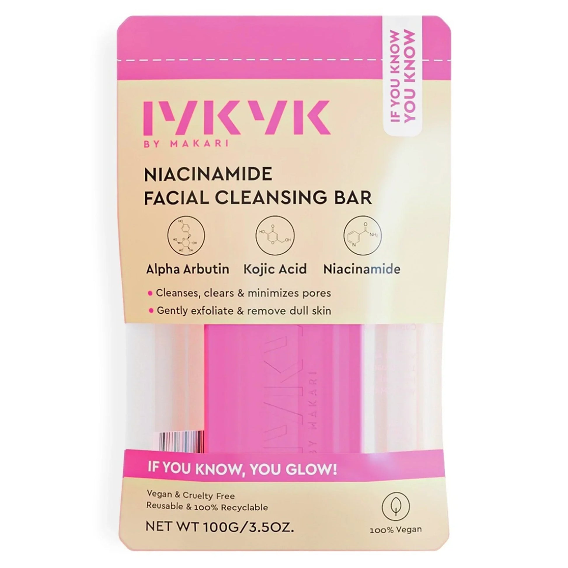 Makari Health & Beauty Makari Niacinamide Facial Cleansing Bar Soap 100g