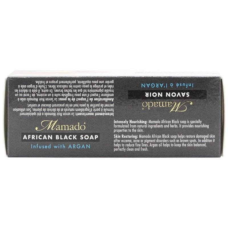 Mamado Mamado African Black Soap Infused with Argan 200g