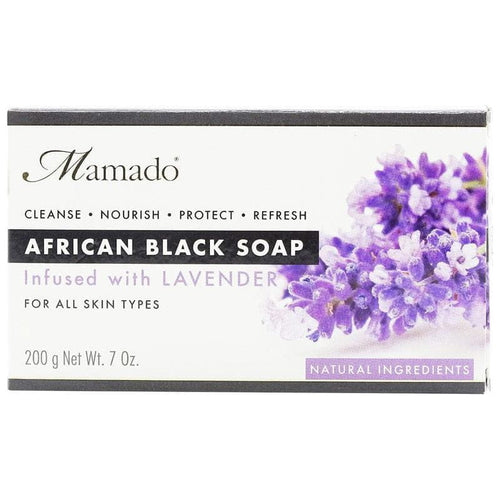 Mamado Mamado African Black Soap Infused with Lavender 200g