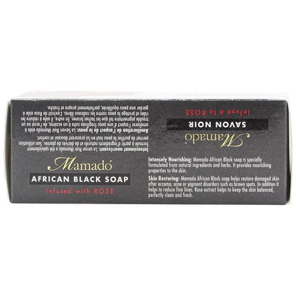 Mamado Mamado African Black Soap Infused with Rose 200g