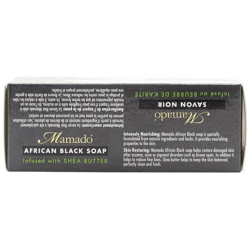 Mamado Mamado African Black Soap Infused with Shea Butter 200g
