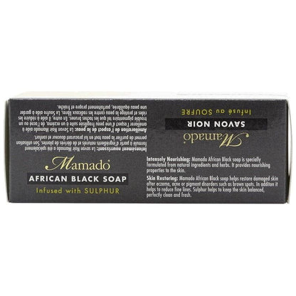 Mamado Mamado African Black Soap Infused with Sulphur 200g