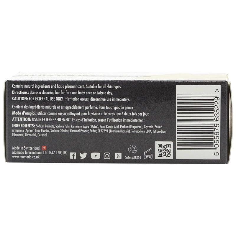 Mamado Mamado African Black Soap Infused with Sulphur 200g