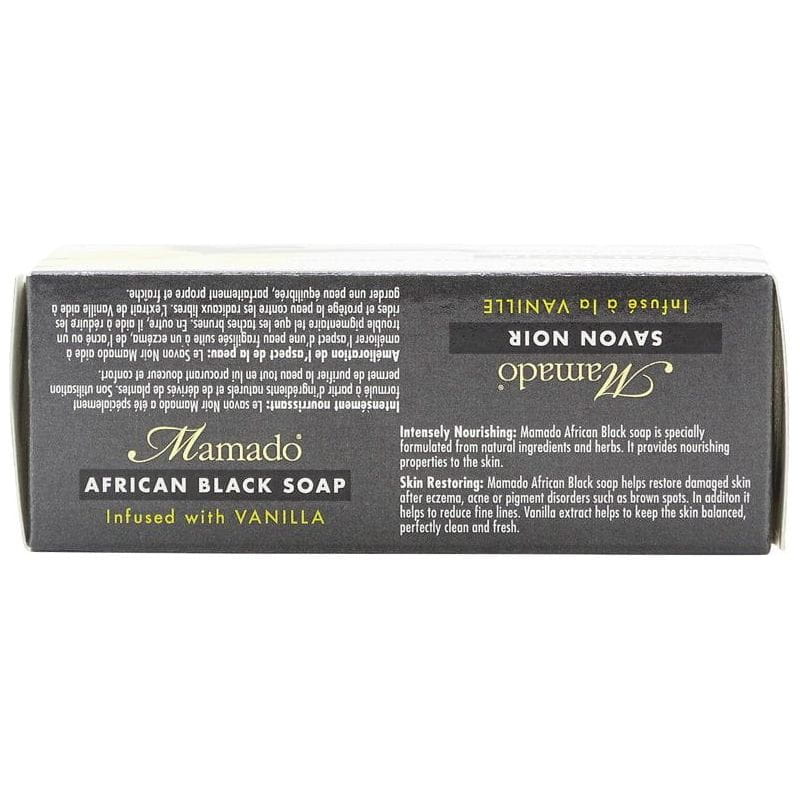 Mamado Mamado African Black Soap Infused with Vanilla 200g