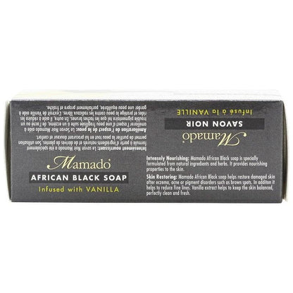 Mamado Mamado African Black Soap Infused with Vanilla 200g