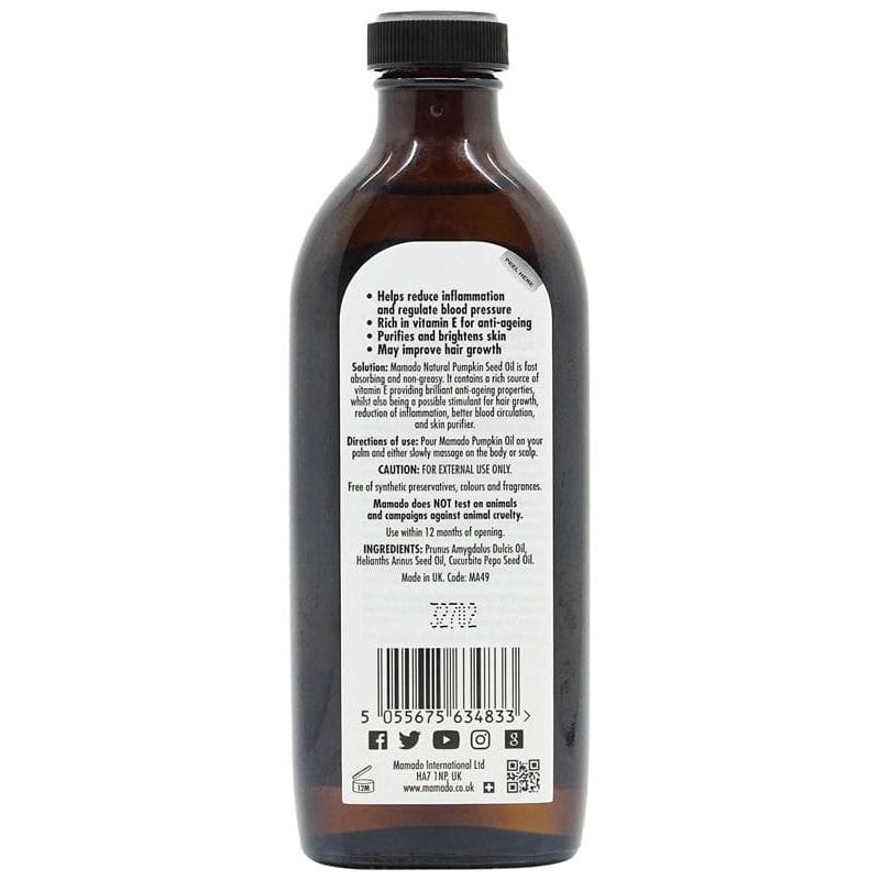 Mamado Mamado Natural  Pumpkin Seed Oil 150ml