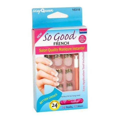 MayQueen Health & Beauty MayQueen Unique Nail Metallic For Flat Nails