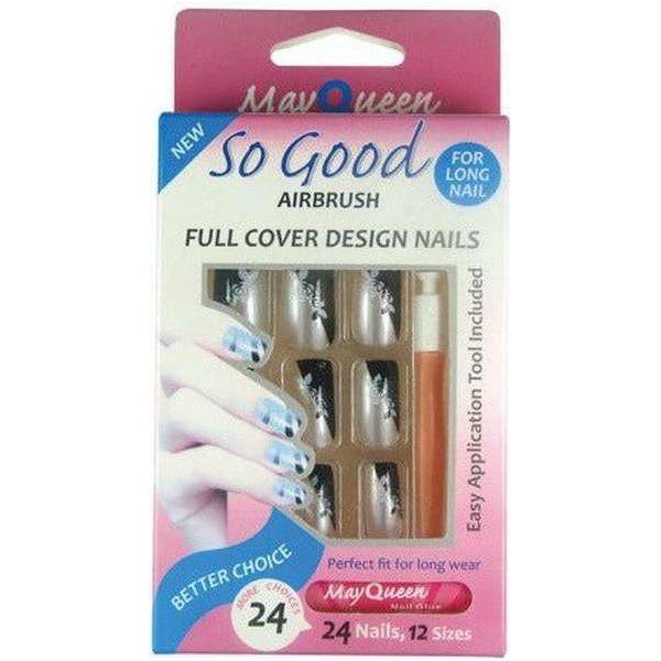 MayQueen Health & Beauty NAILS 16513 MayQueen Unique Nail Metallic For Flat Nails