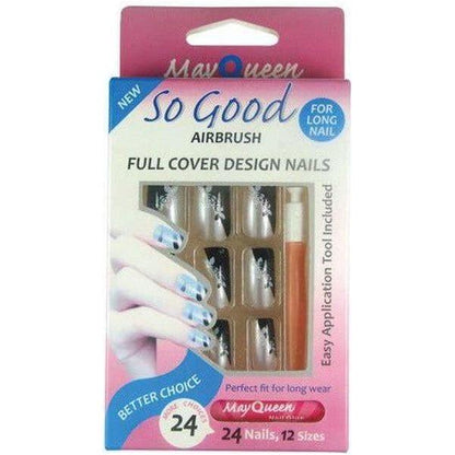 MayQueen Health & Beauty NAILS 16513 MayQueen Unique Nail Metallic For Flat Nails