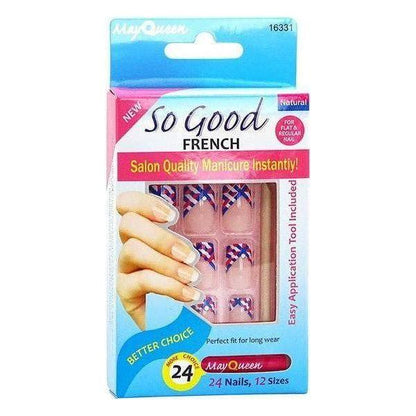 MayQueen Health & Beauty Nails 17512 MayQueen Unique Nail Metallic For Flat Nails