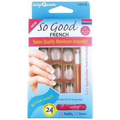 MayQueen Health & Beauty NAILS 18429 MayQueen Unique Nail Metallic For Flat Nails