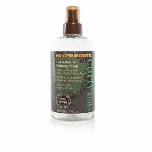 Mixed Roots Health & Beauty Mixed Roots - Spray de finition rafraîchissant pour boucles frisées et crépues 355 ml