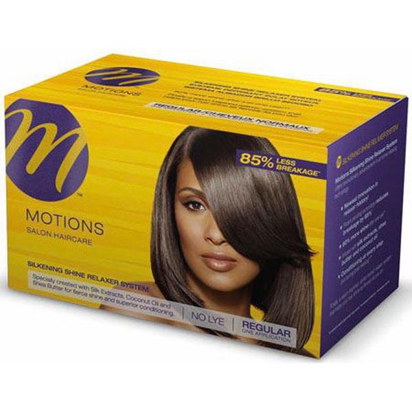 Motions Health & Beauty Motions Salon Care Silkening Shine No Lye Relaxer System, Regular