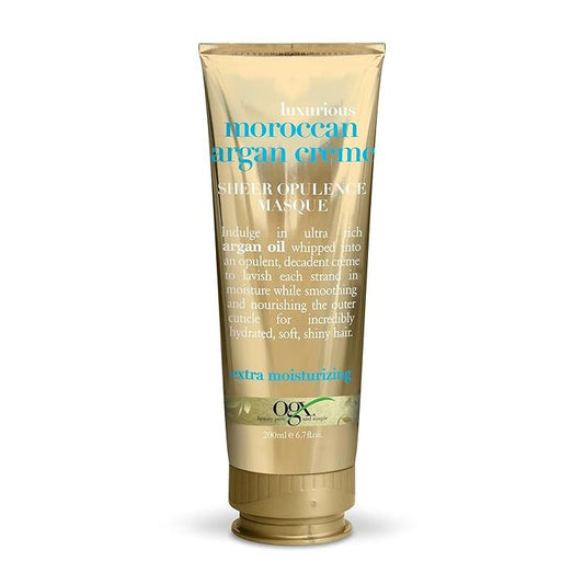OGX Health & Beauty OGX - Masque transparent luxueux à la crème d'argan marocaine 6.7oz
