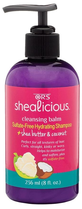 ORS Health & Beauty ORS - Baume nettoyant Shealicious, shampoing hydratant sans sulfate, 8oz
