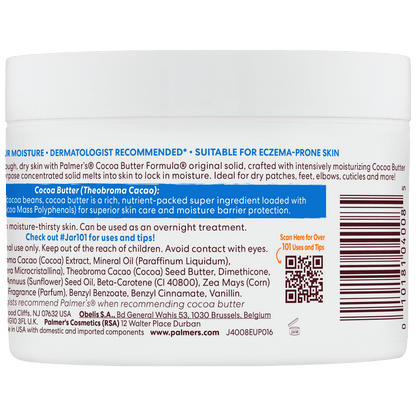 Palmer's Health & Beauty Palmer’s – Crème au Beurre de Cacao avec Vitamine E (100/200/270g)