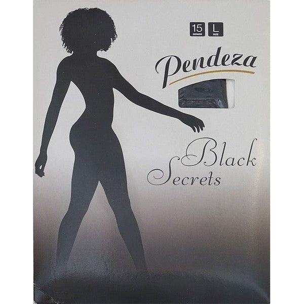 Pendeza Health & Beauty L Pendeza Pantyhose Black Secrets