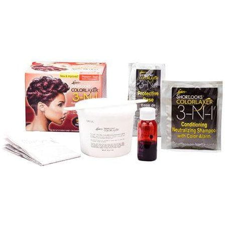 Pink Health & Beauty Lusters Shortlooks ColorLaxer Semi-Permanent 3 IN 1 Color, Relax & Condition