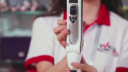 Dreamfix Steam-Infused Nano Brush Straightener (White)