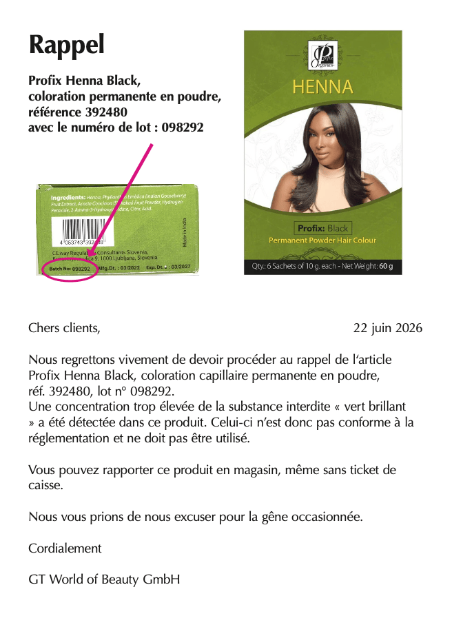 Profix Health & Beauty Profix Organics Henna Permanent Powder Hair Colour 60g