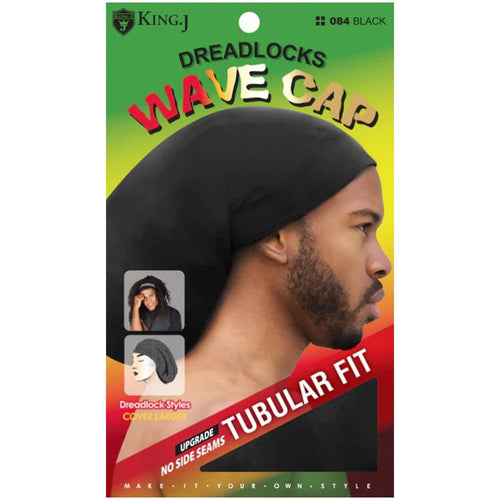 Qfitt Health & Beauty Qfitt  King.J Dread locks wave cap -Black