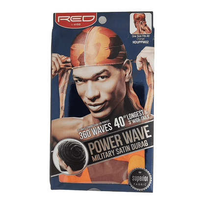 Red by Kiss Health & Beauty Orange RED By Kiss: Power Wave Military Durag