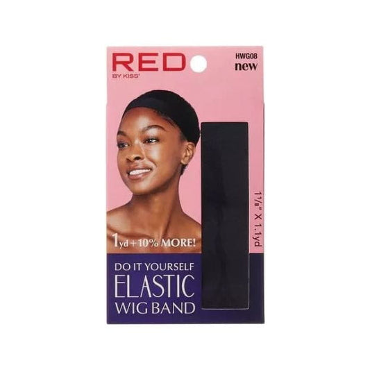 Red by Kiss Health & Beauty Red By Kiss: Elastic Wig Band - 1 1/8" -Black