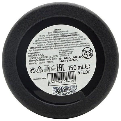 Red One Health & Beauty RED ONE Aqua Hair Wax Black 150m