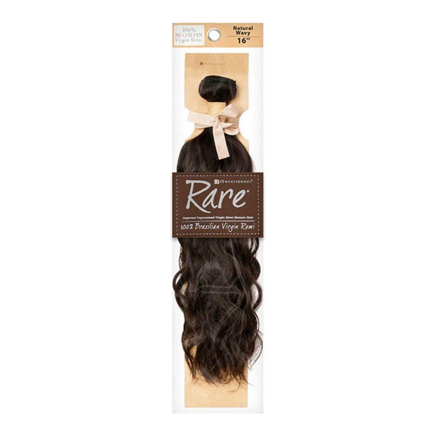 Sensationnel Health & Beauty 10" = 25 cm Sensationnel Rare 100% Brazilian Virgin Remi Natural Wavy Human Hair
