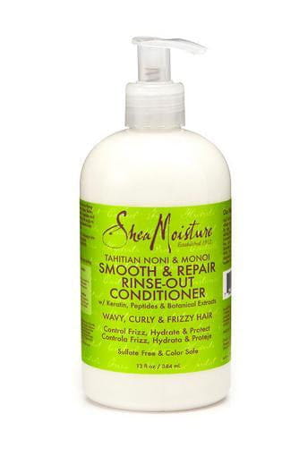 Shea Moisture Health & Beauty Après-shampoing lissant et réparateur Shea Moisture - Noni et Monoï de Tahiti 370 ml