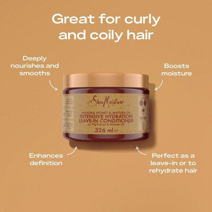 Shea Moisture Health & Beauty Shea Moisture Honey & Mafura Leave-In Conditioner 326ml