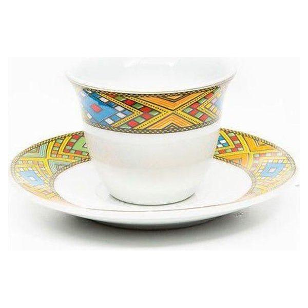 Shewhat Health & Beauty Coffee cups and coasters set of 6+6