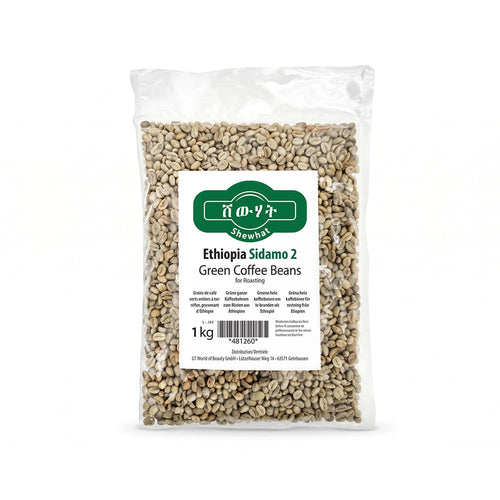 Shewhat Health & Beauty Ethiopian green coffee beans 1 kg