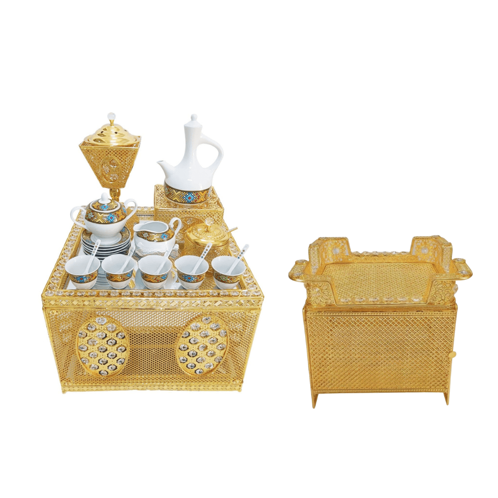 Shewhat Health & Beauty Gold Shewhat 5pcs Rekebot Set Square 2 (Gold & Silver)